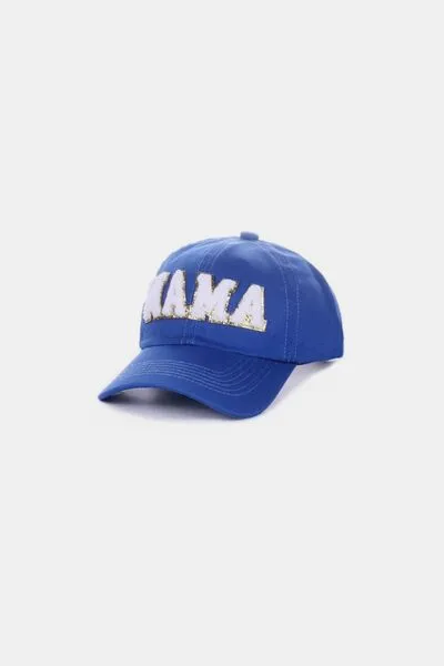 MAMA Chenille Patch Baseball Cap sold by The Barefoot Brunette Boutique product image thumbnail 4