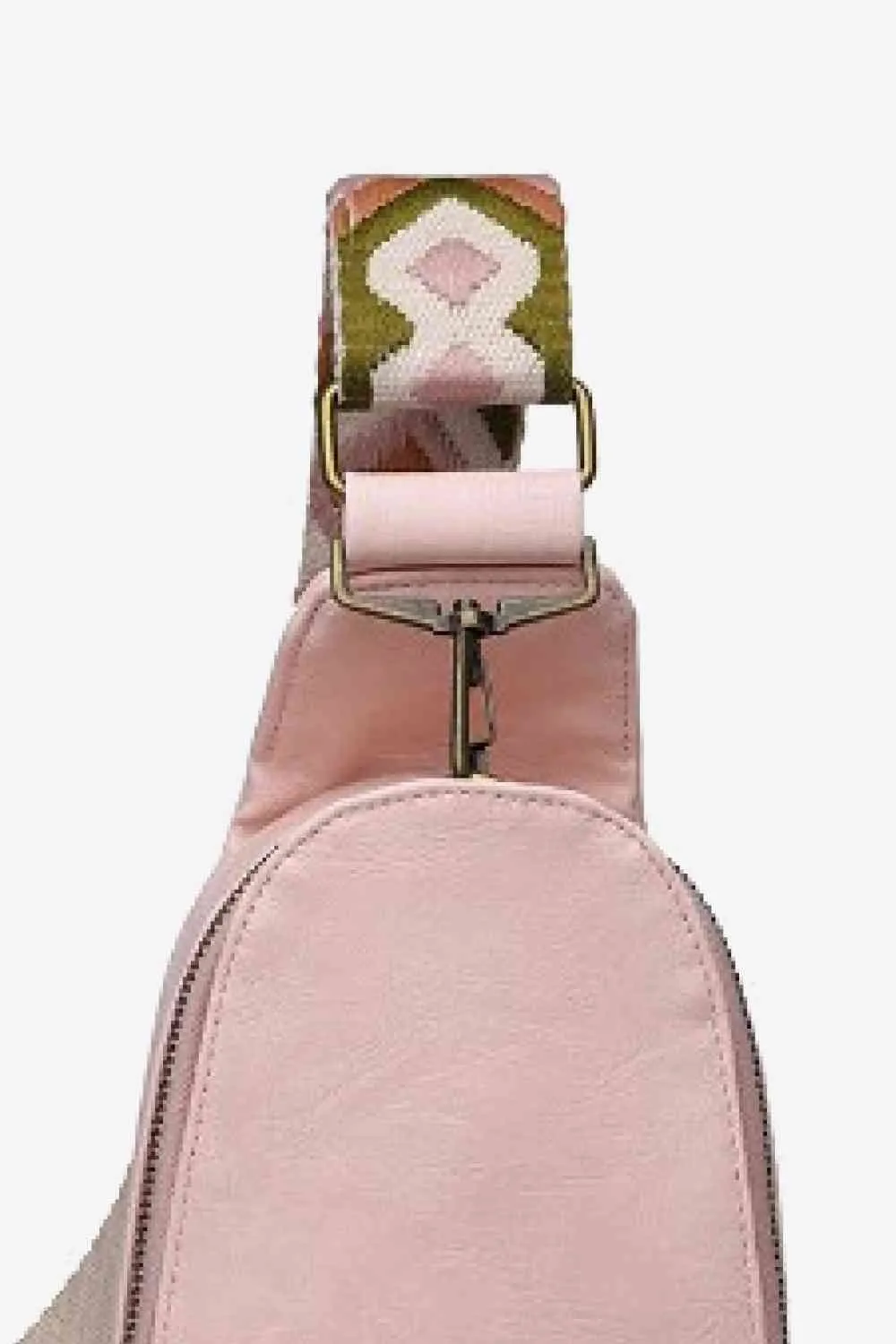 Random Pattern Adjustable Strap PU Leather Sling Bag sold by The Barefoot Brunette Boutique product image thumbnail 5