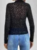 Leopard Mock Neck Long Sleeve Top sold by The Barefoot Brunette Boutique