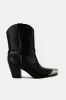Beast Fashion Faux Leather Metal Toe Ankle Boots sold by The Barefoot Brunette Boutique