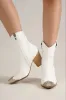 Beast Fashion Faux Leather Block Heel Boots with Side Zippers sold by The Barefoot Brunette Boutique