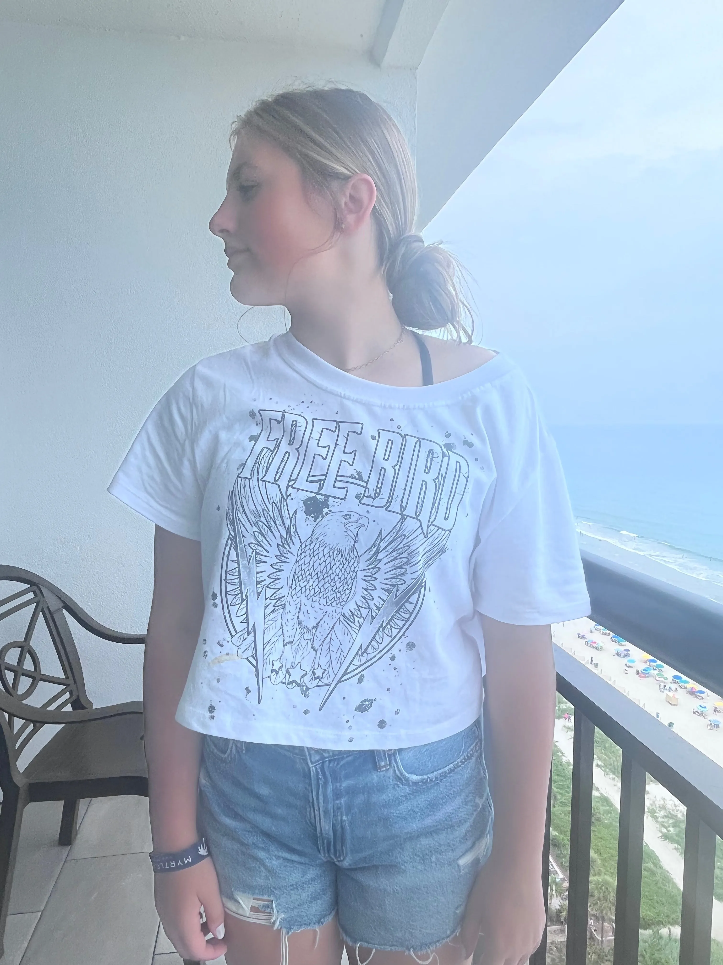 Free as a bird tee sold by The Barefoot Brunette Boutique product image thumbnail 3