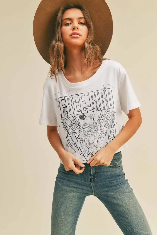 Free as a bird tee sold by The Barefoot Brunette Boutique