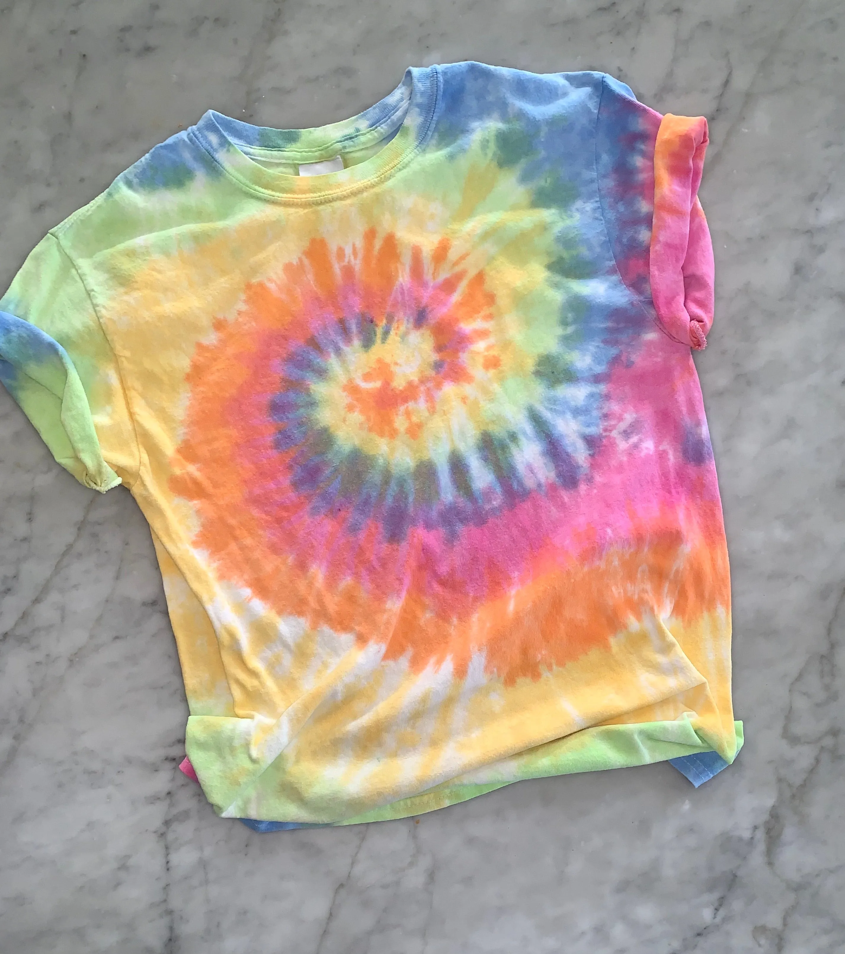 Pastel Ice Cream Tie Dye Rainbow Tie Dye Shirt sold by ThePopStyle
