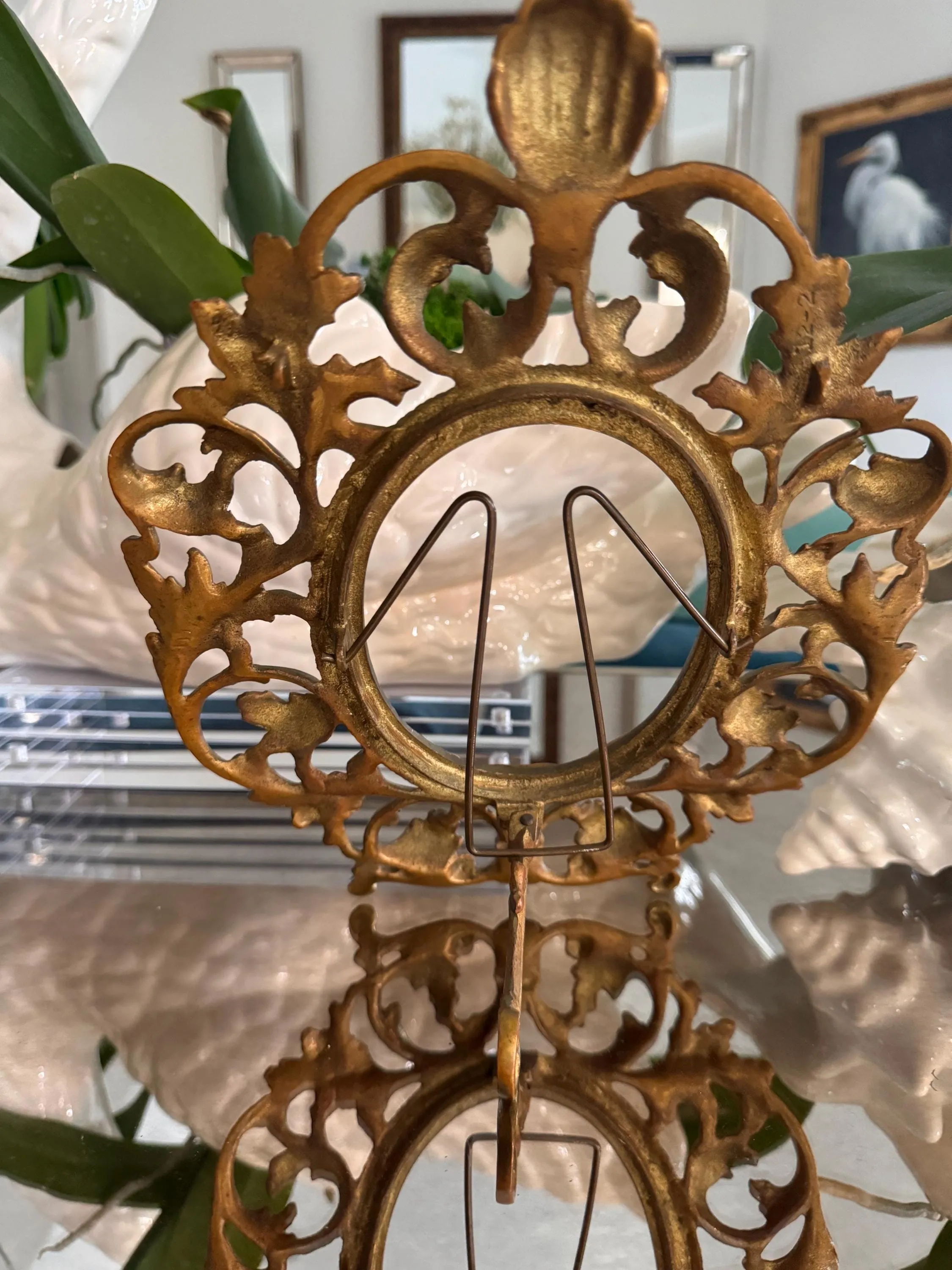 Brass Frame with Easel Back Vintage Birgerton Style sold by ThePopStyle product image thumbnail 3