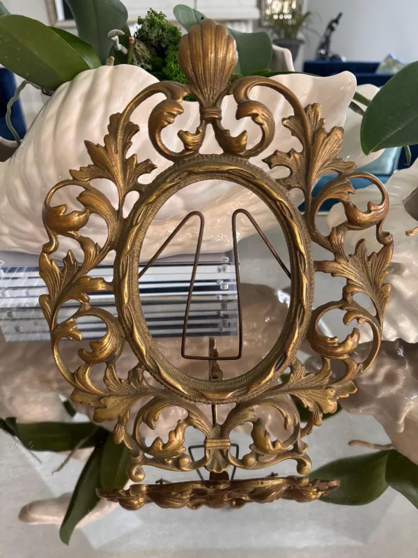 Brass Frame with Easel Back Vintage Birgerton Style sold by ThePopStyle