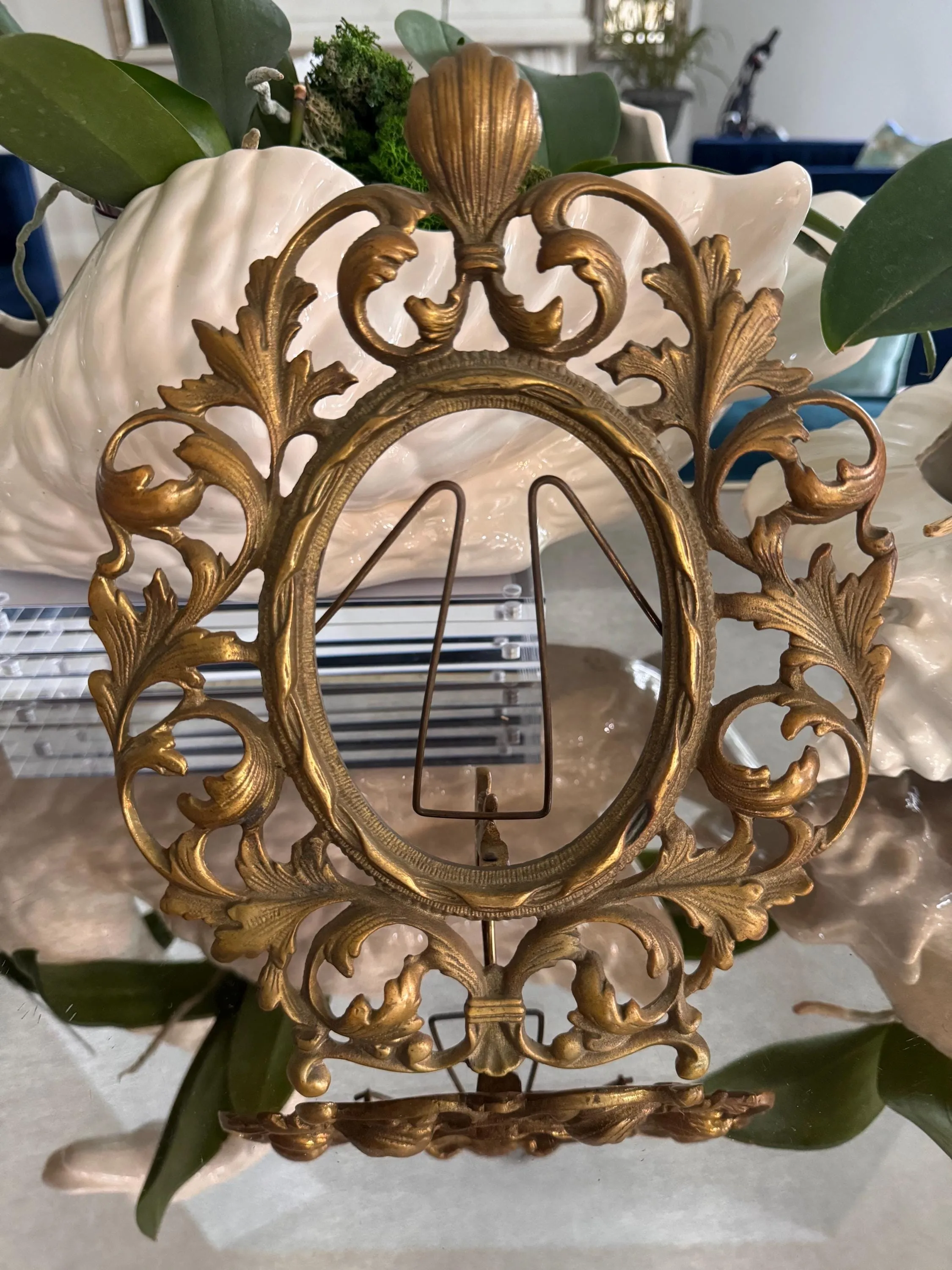 Brass Frame with Easel Back Vintage Birgerton Style sold by ThePopStyle