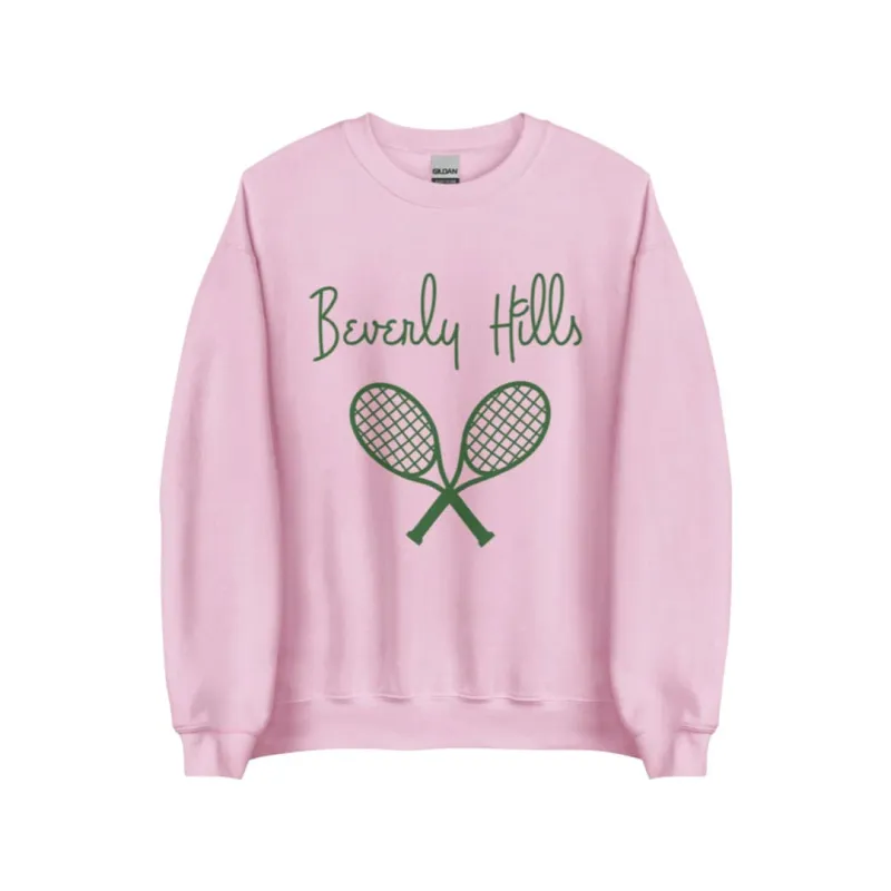 Beverly Hills Tennis Shirt. Retro Beverly Hills Shirt. Prep Style Athletic Shirt sold by ThePopStyle