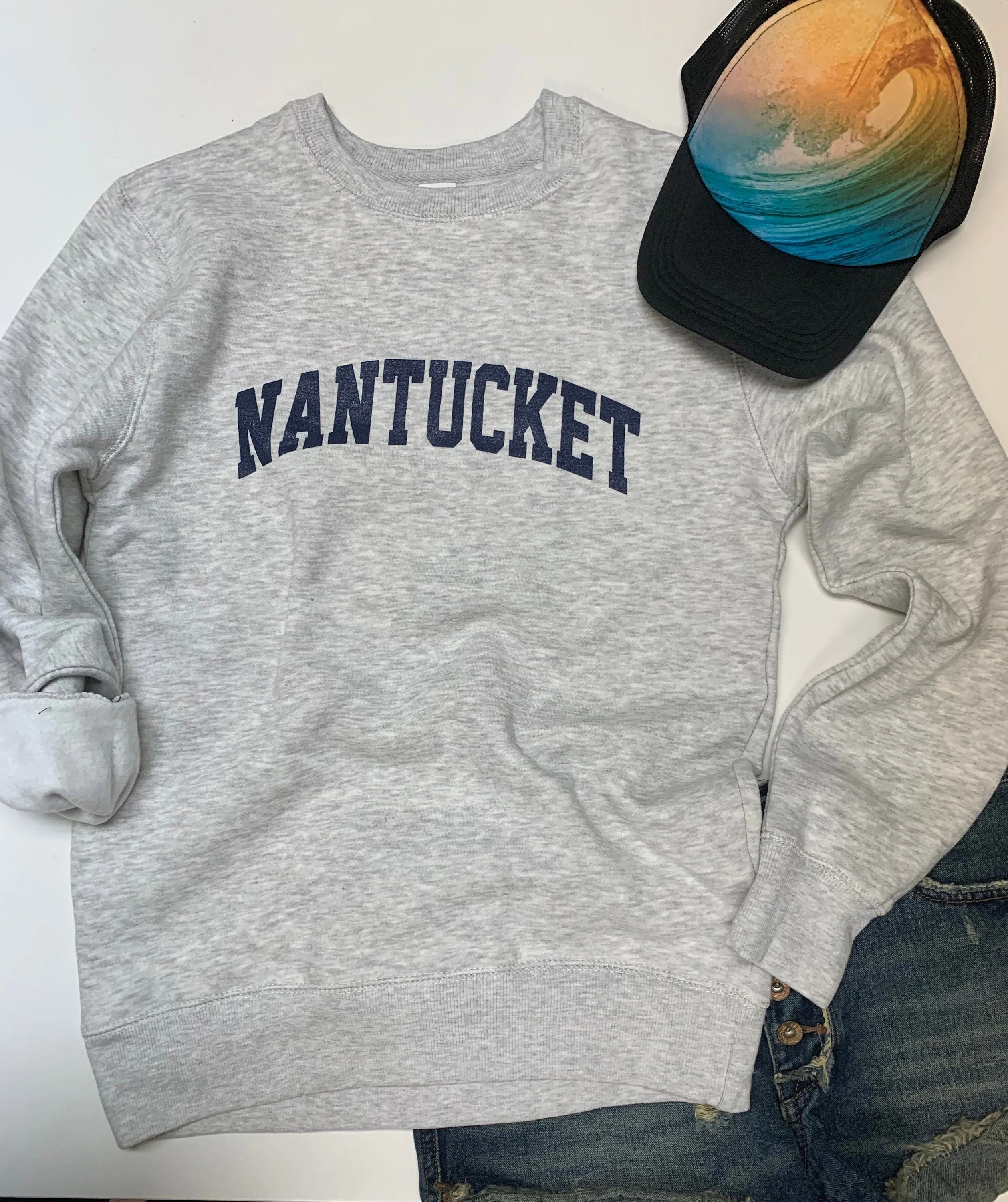 Nantucket Crewneck Sweatshirt / cape cod style / prep collection sweatshirt sold by ThePopStyle