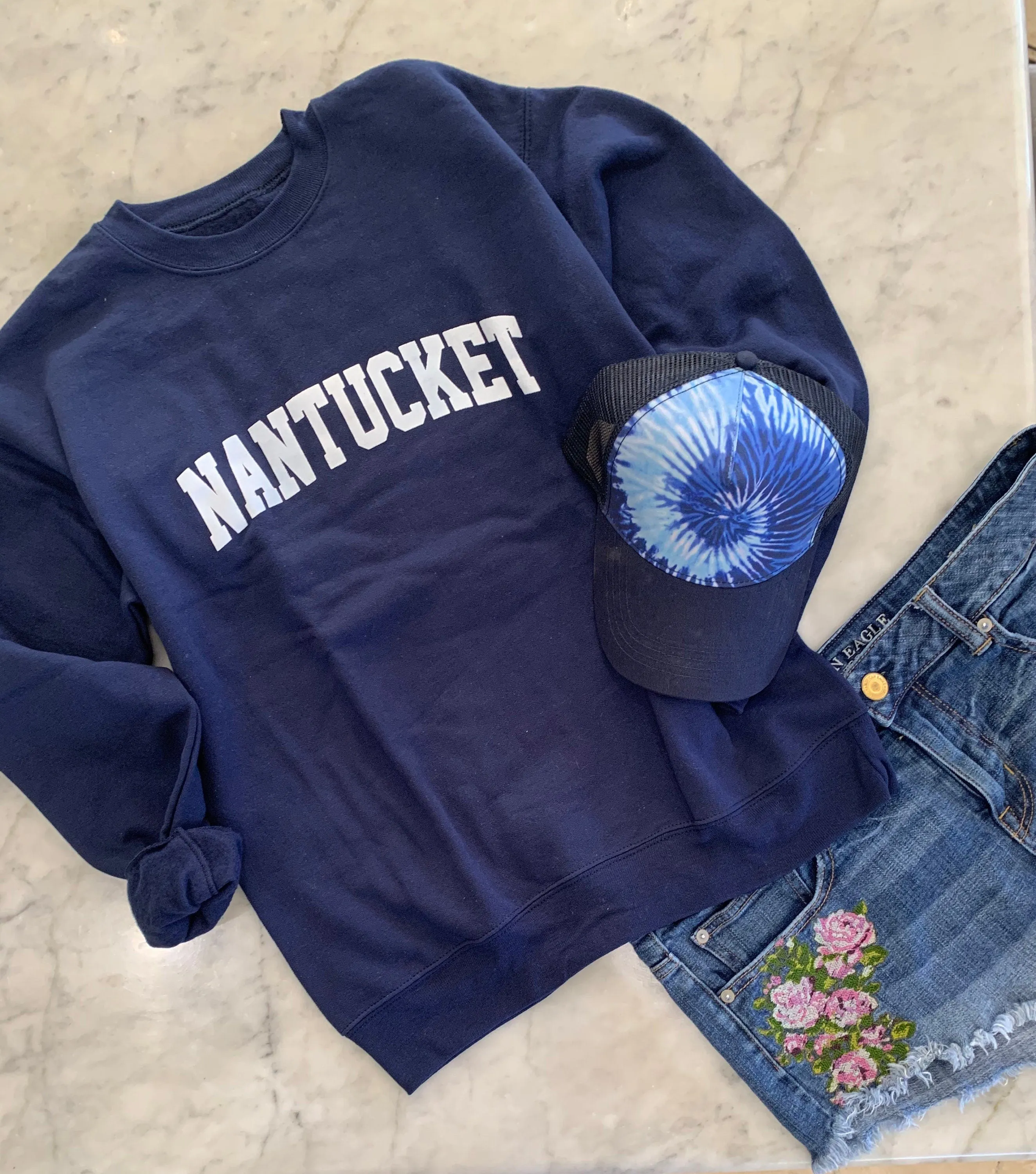 Nantucket Crewneck Sweatshirt / cape cod style / prep collection sweatshirt sold by ThePopStyle product image thumbnail 2