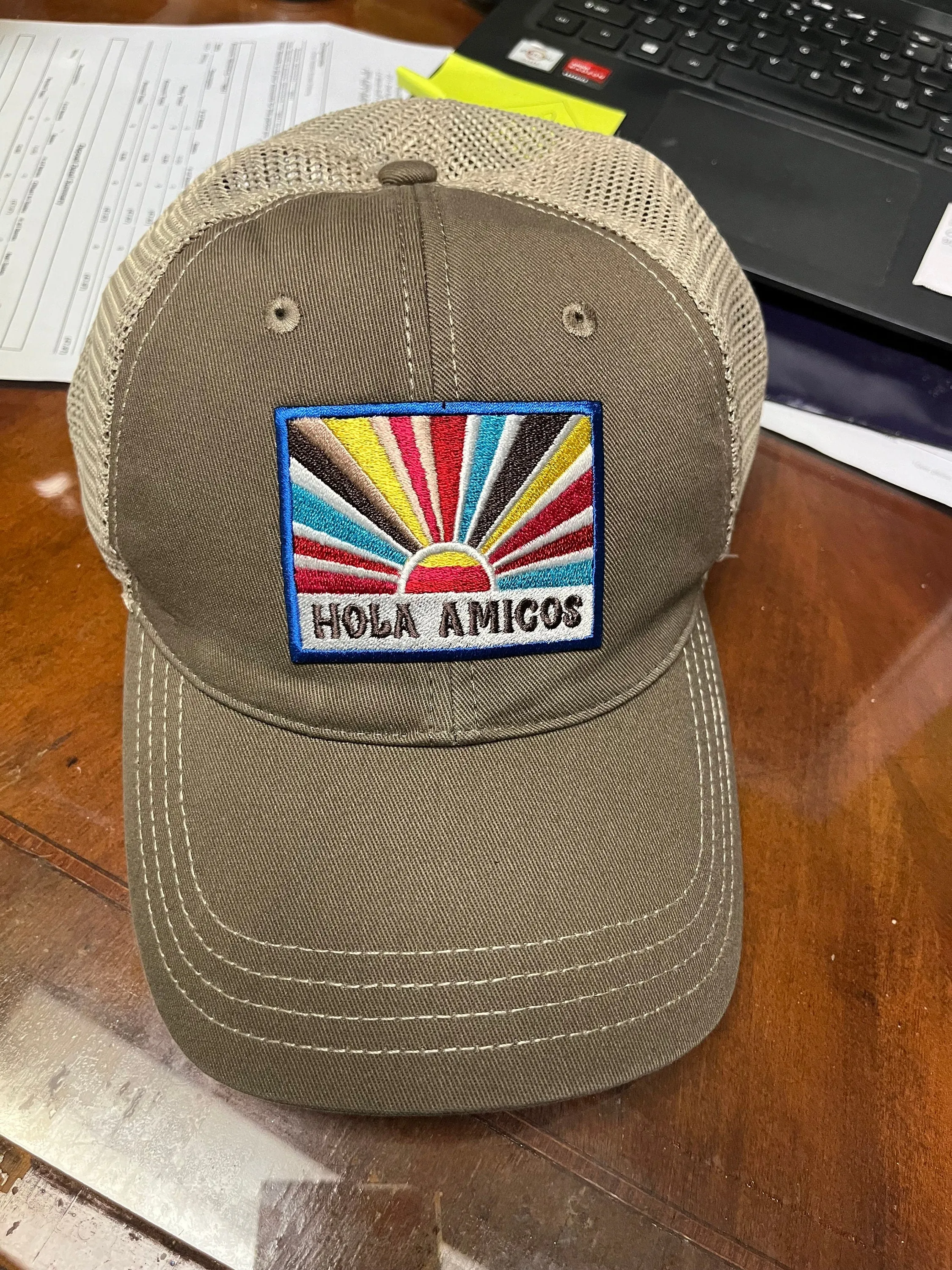 Hola Amigas Hat. Besties Hat. , Trip Hat. Retro Trucker Hat. sold by ThePopStyle