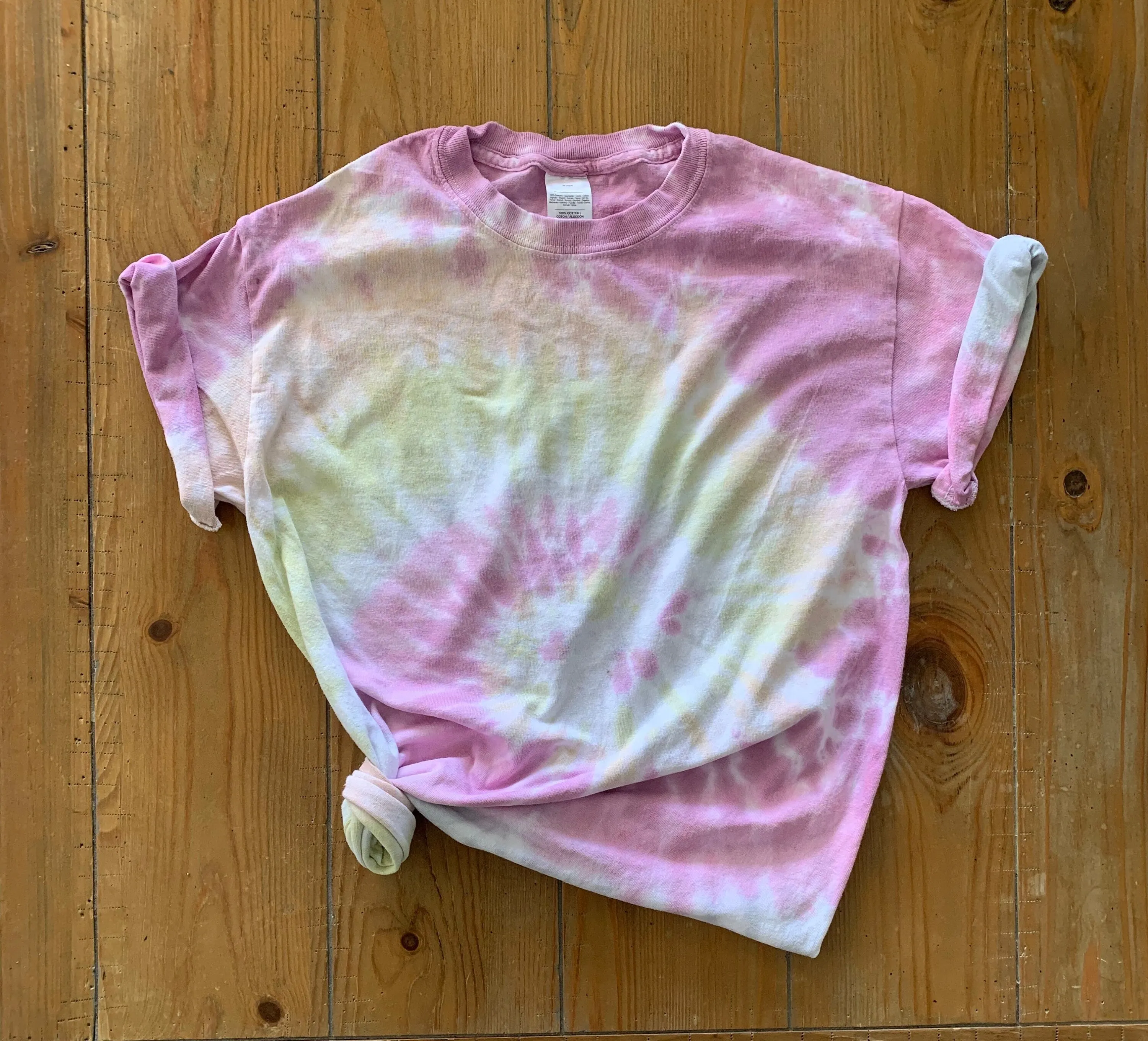 Rose Blossom Custom Tie Dye Shirt / pink tie dye shirt / custom tie dye shirt sold by ThePopStyle