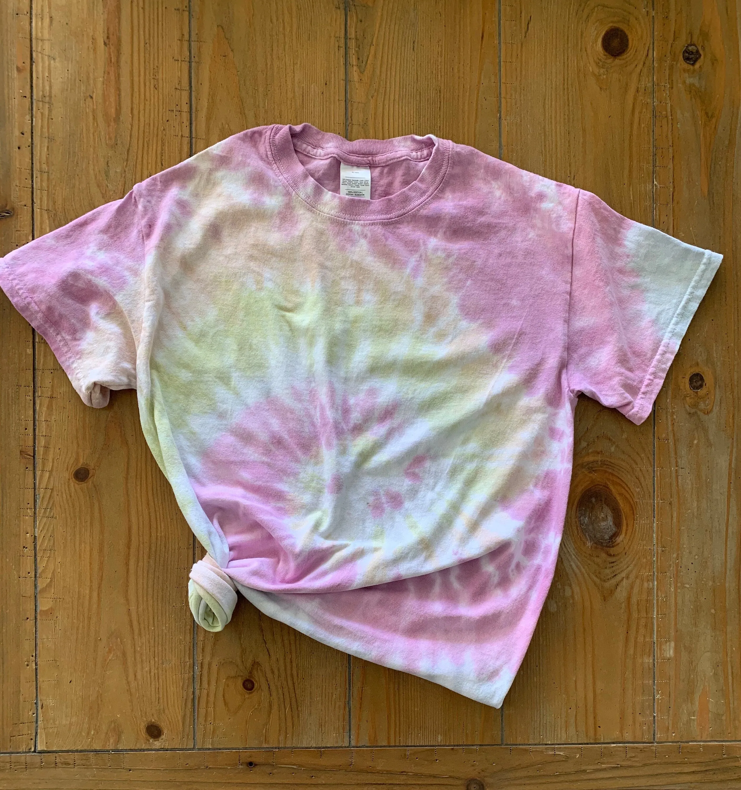 Rose Blossom Custom Tie Dye Shirt / pink tie dye shirt / custom tie dye shirt sold by ThePopStyle product image thumbnail 2