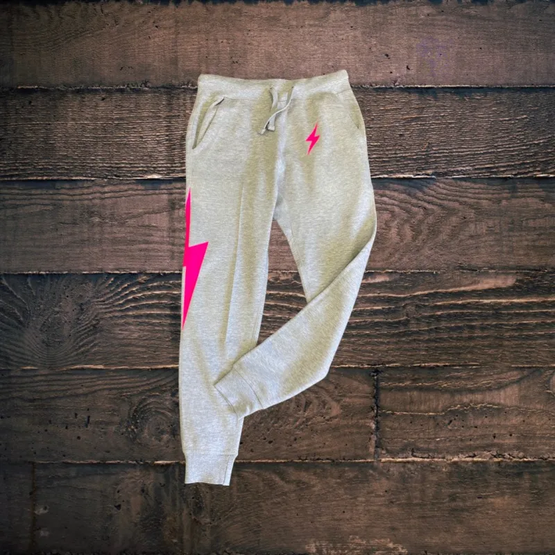 Lightening Bolt Sweatpants. Lightening Bolt joggers. fashion unisex joggers. sold by ThePopStyle