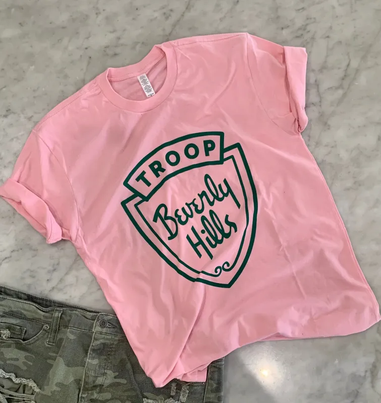 Troop Beverly Hills Pink Shirt, Wilderness Girls Shirt, 80’s movie shirt sold by ThePopStyle
