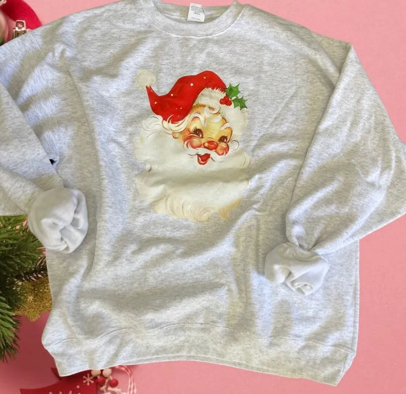 Vintage Santa Shirt, Retro Santa Sweatshirt, Retro Christmas Shirt, Vintage Christmas Shirt sold by ThePopStyle product image thumbnail 2