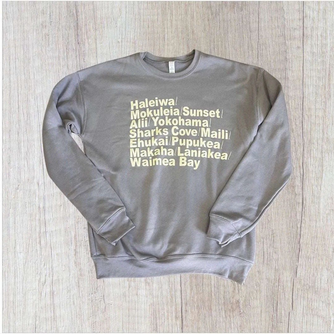 Hawaiian Surf Spots Shirt, Hawaiian Souvenir Shirt, Surf School Hawaii Sweatshirt sold by ThePopStyle product image thumbnail 2