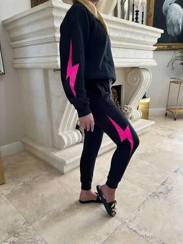 Bolt Joggers, Lighting Bolt Sweatpants sold by ThePopStyle