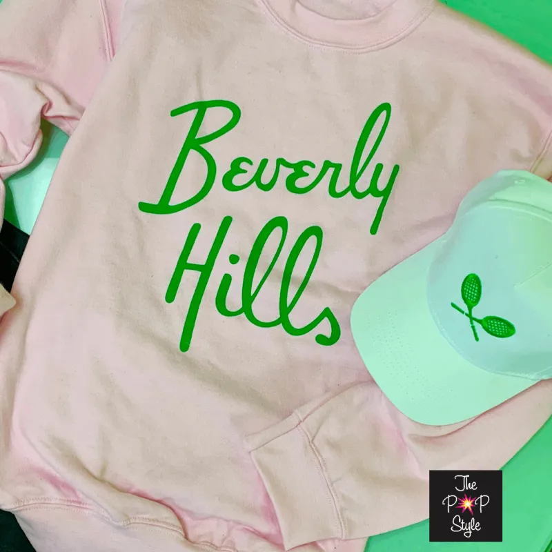 Beverly Hills Sweatshirt, Destination shirt , California Souvenir Shirt sold by ThePopStyle