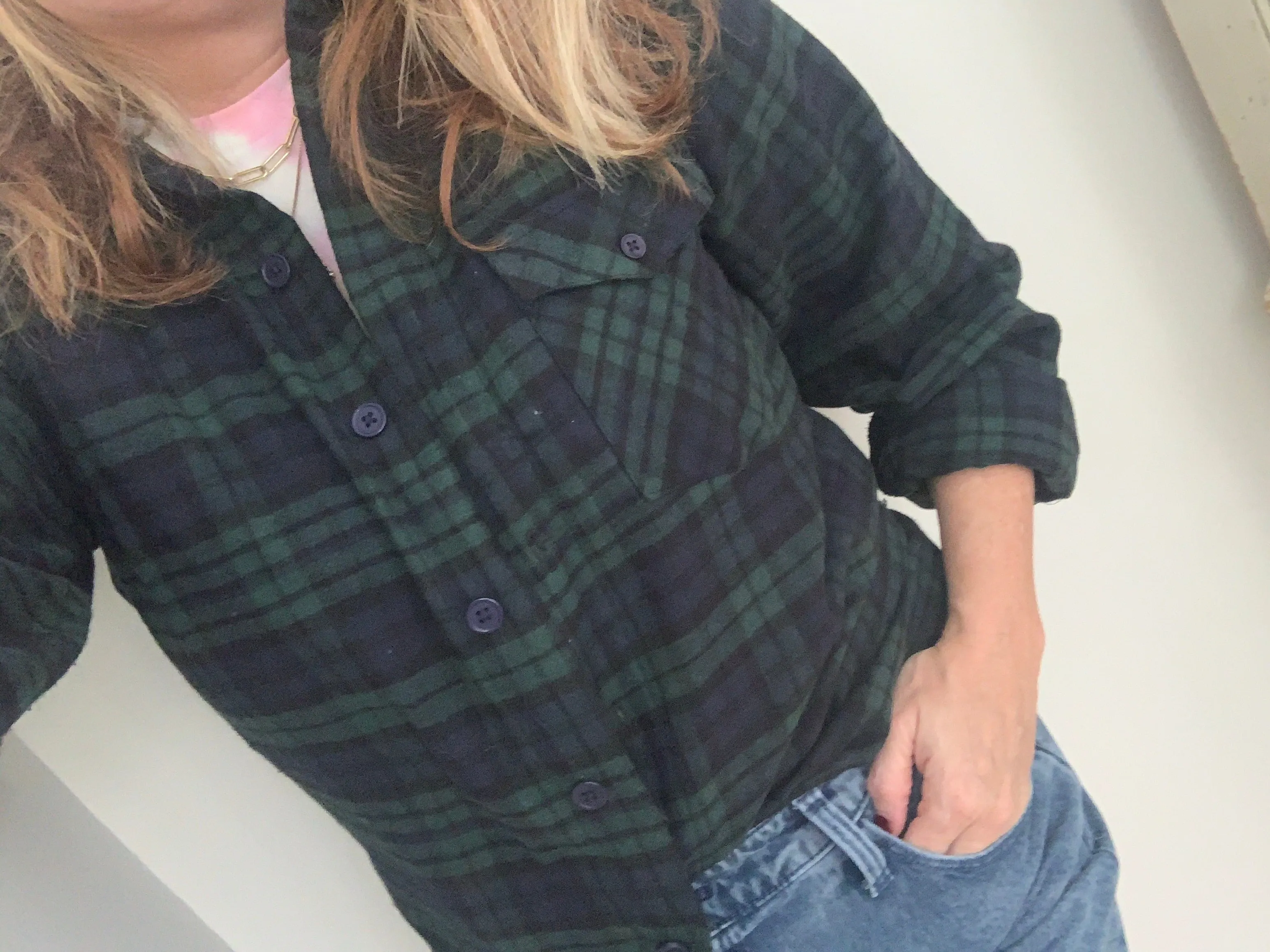 Vintage Flannel Cherry Lips Shirt sold by ThePopStyle product image thumbnail 5