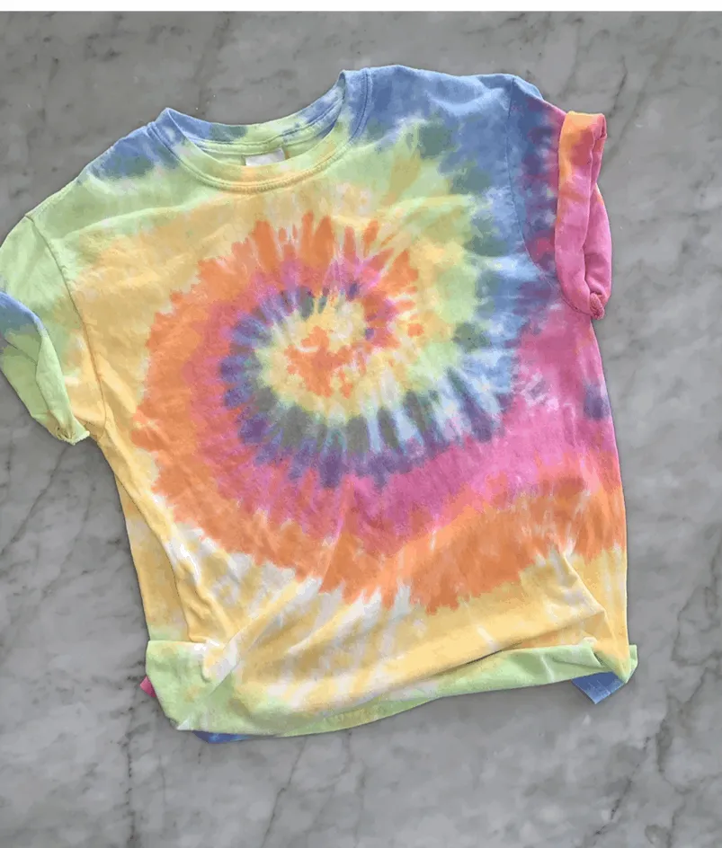 Neon Pastel Tie Dye Shirt, Neon Rainbow Tie Dye Shirt sold by ThePopStyle