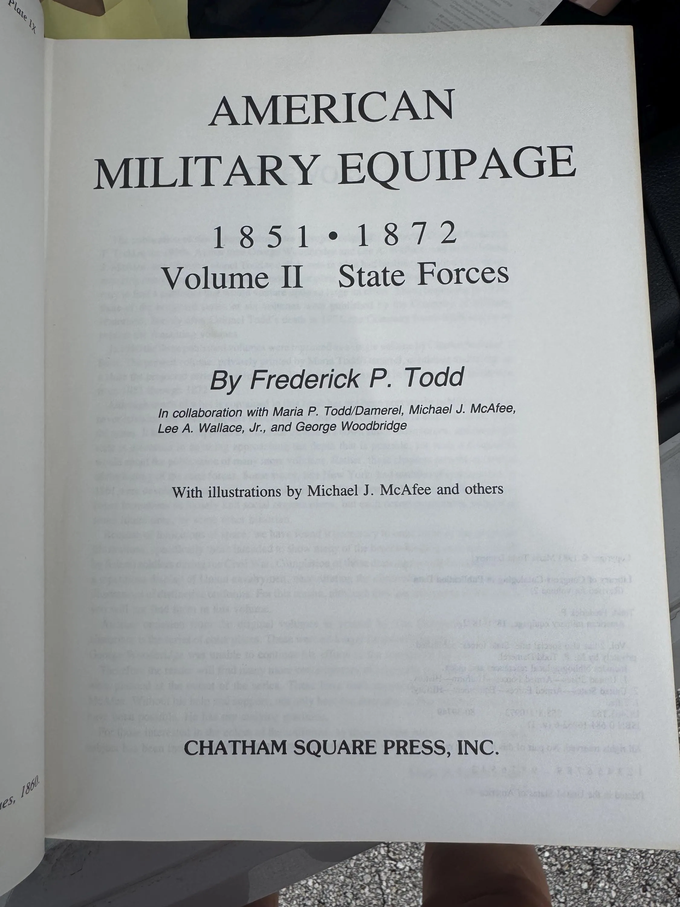 American Military Equipage Book 1851-1872 Volume 2 State Force Vintage military uniform book Historical Military sold by ThePopStyle product image thumbnail 3