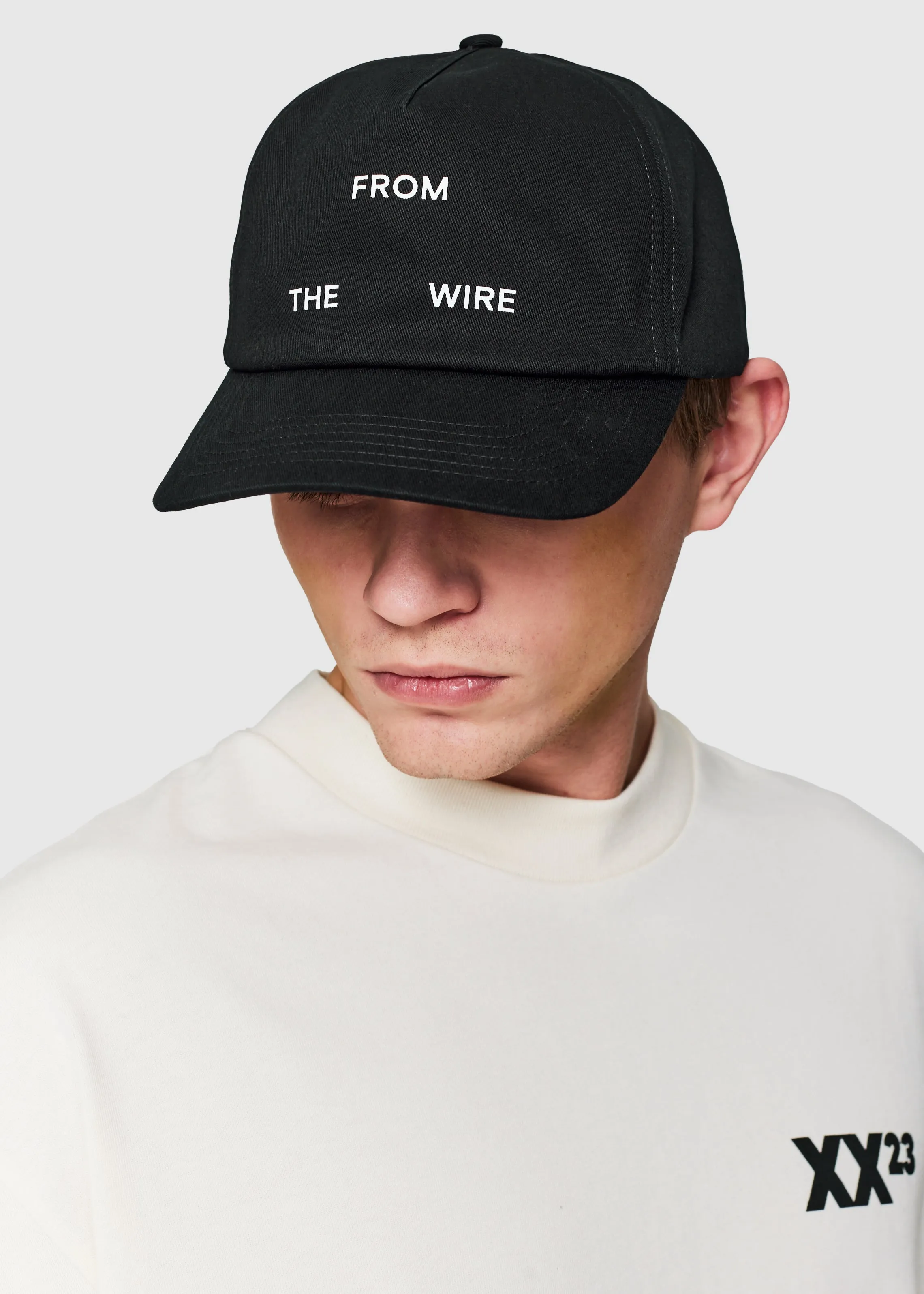 Logotype Cotton Twill Cap - Black sold by FROM THE WIRE product image thumbnail 2