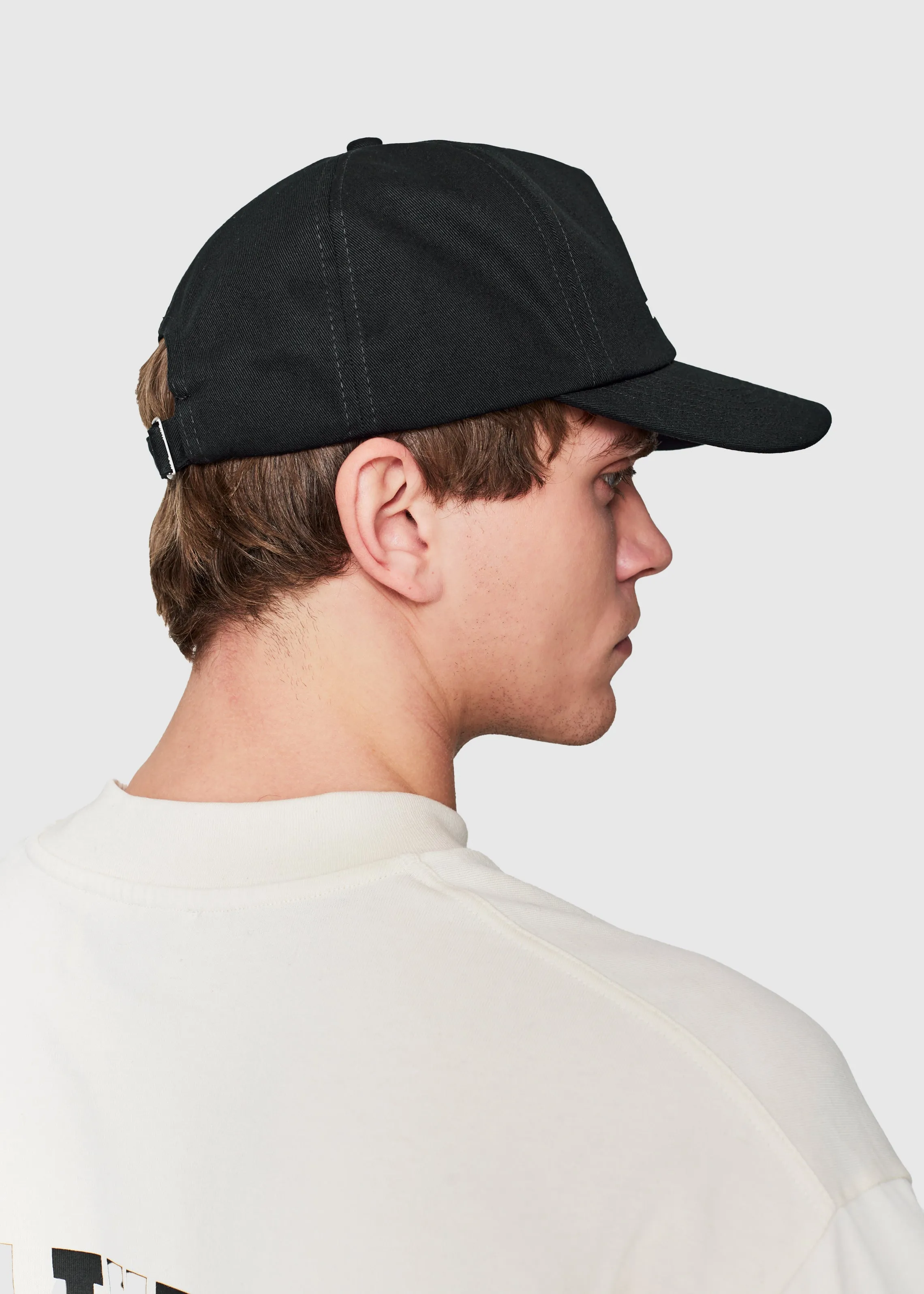 Logotype Cotton Twill Cap - Black sold by FROM THE WIRE product image thumbnail 3