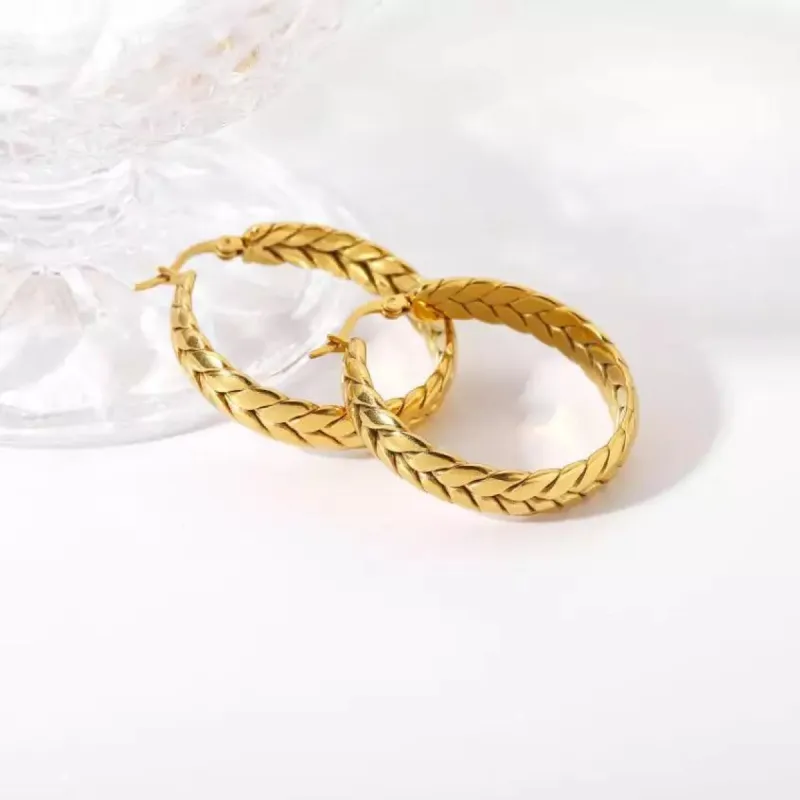 Wheatish Hoops sold by House of Bling