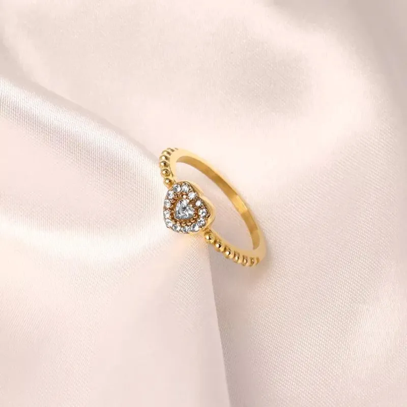 Diamond Heart Ring sold by House of Bling