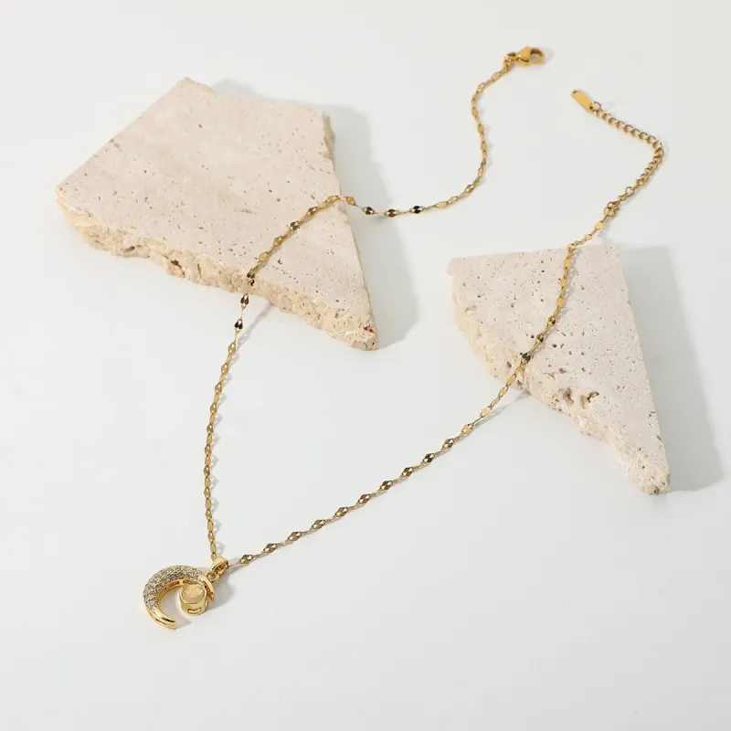 Moon Pendant sold by House of Bling