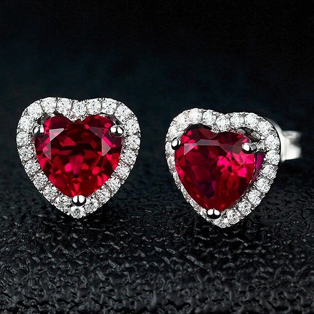 Ruby Studs sold by House of Bling product image thumbnail 2