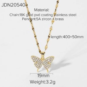 Bling Butterfly Necklace sold by House of Bling