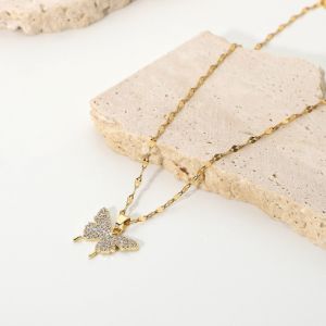 Bling Butterfly Necklace sold by House of Bling