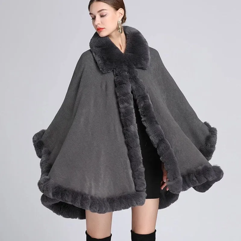 Royal Fur Ponchos sold by House of Bling product image thumbnail 3