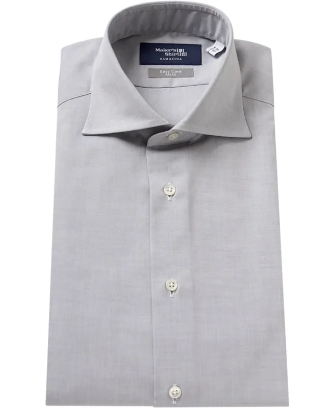 TOKYO SLIM FIT- Italian Spread Pinpoint Oxford J-TECH EASY CARE sold by Kamakura