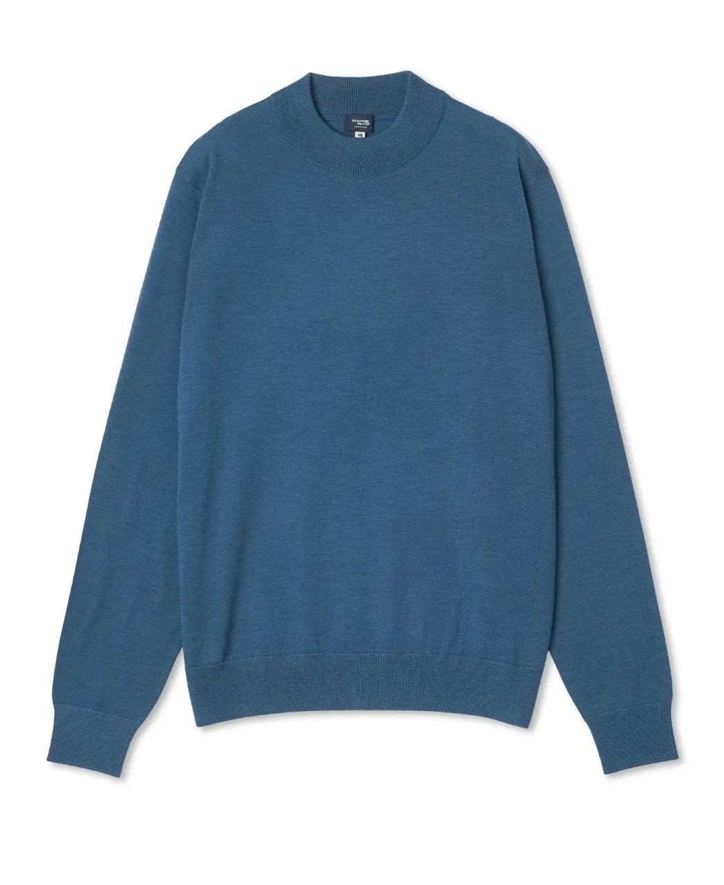 FF30G Mock Neck Sweater Super Extra Fine Merino sold by Kamakura