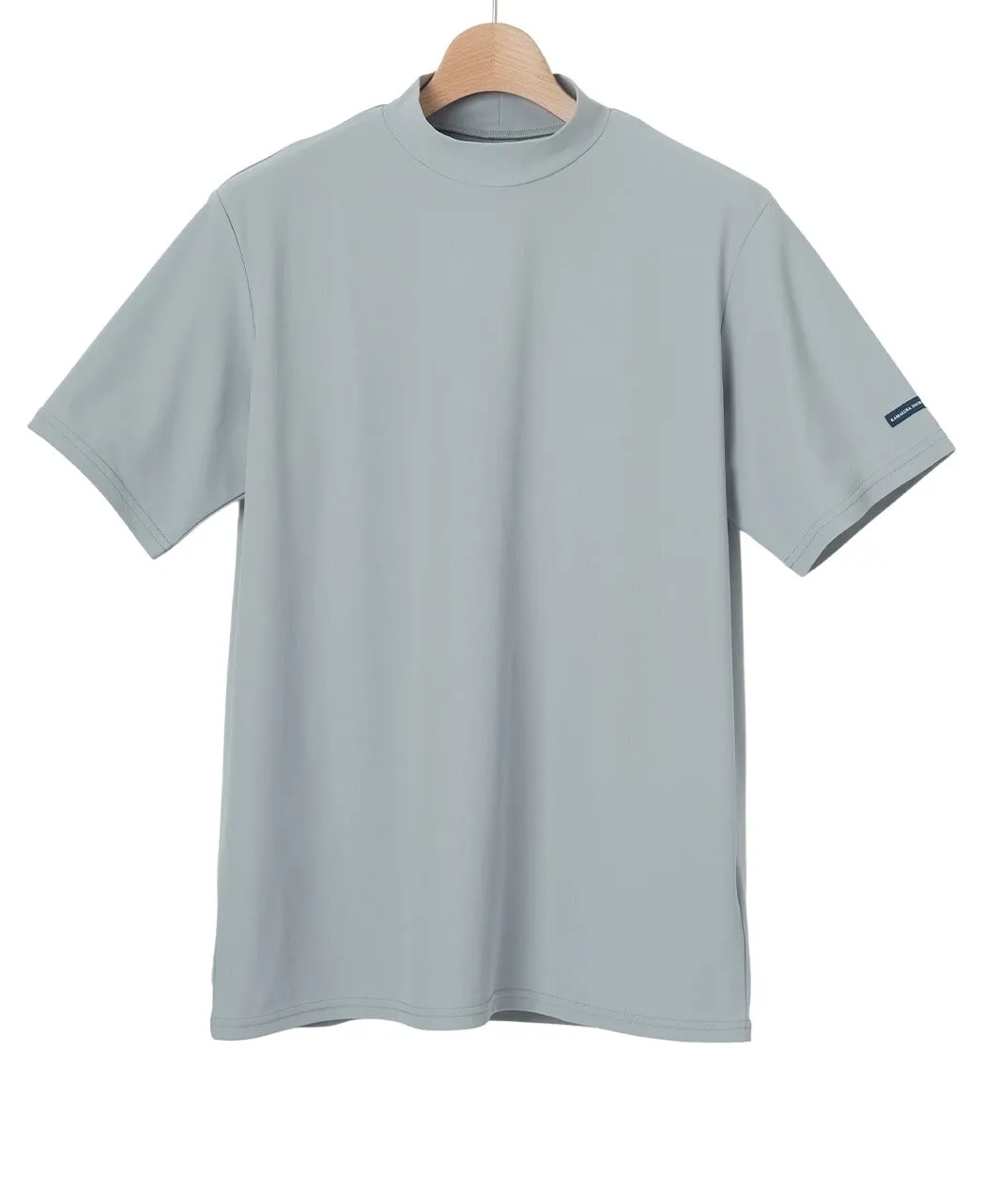 Mock neck golf top with logo sold by Kamakura product image thumbnail 5
