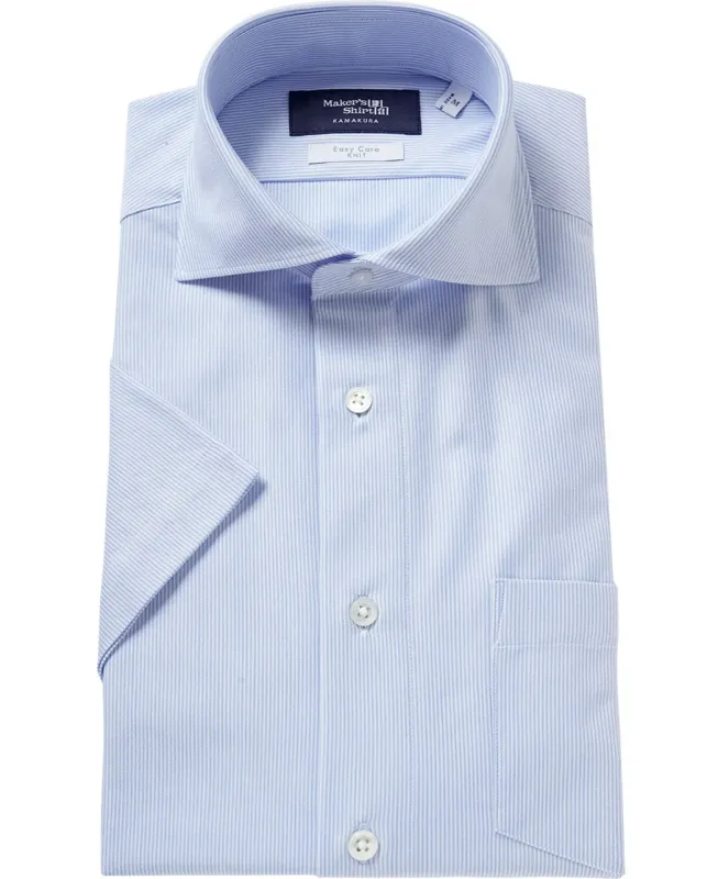 Short Sleeve Shirt - Cutaway J-Tech Stretch EASY CARE sold by Kamakura