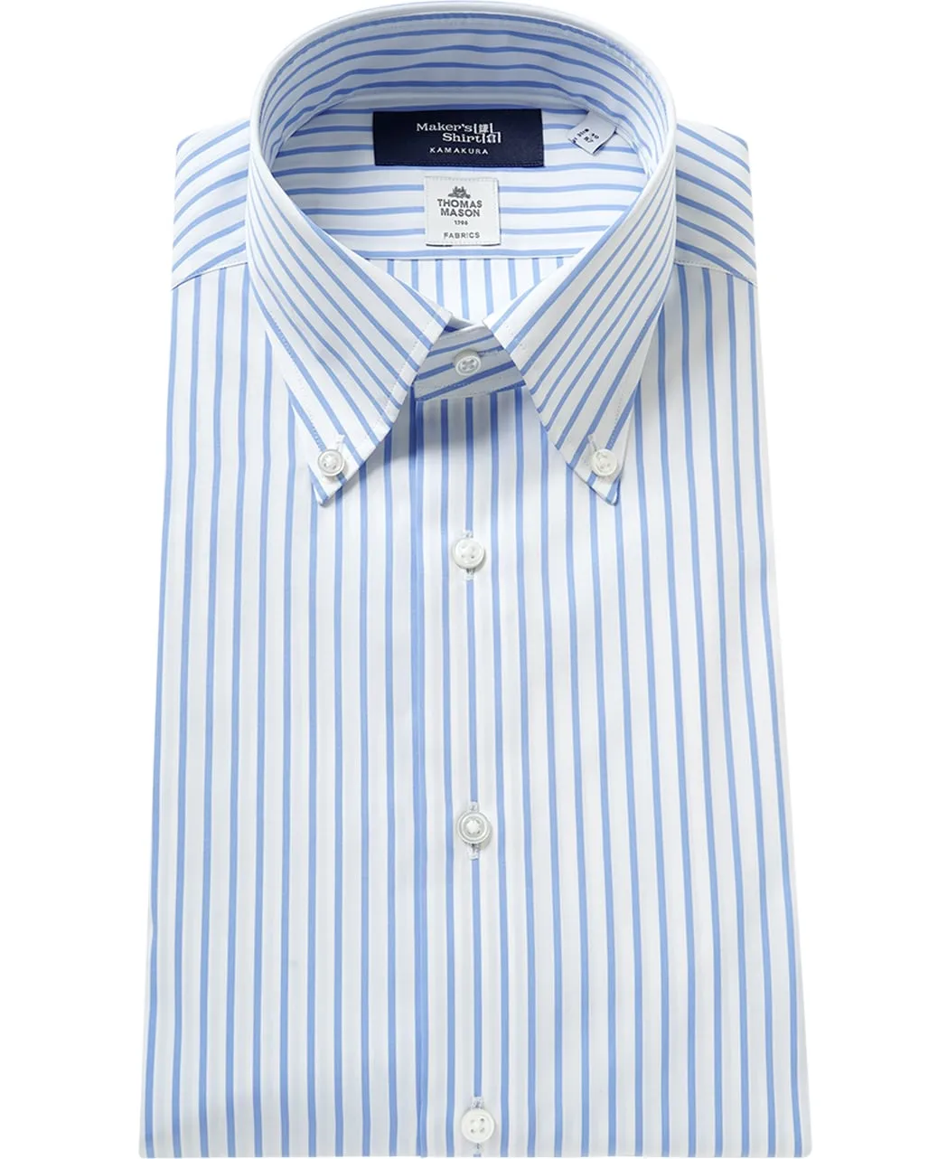 TOKYO SLIM FIT - Button Down Broadcloth THOMAS MASON sold by Kamakura