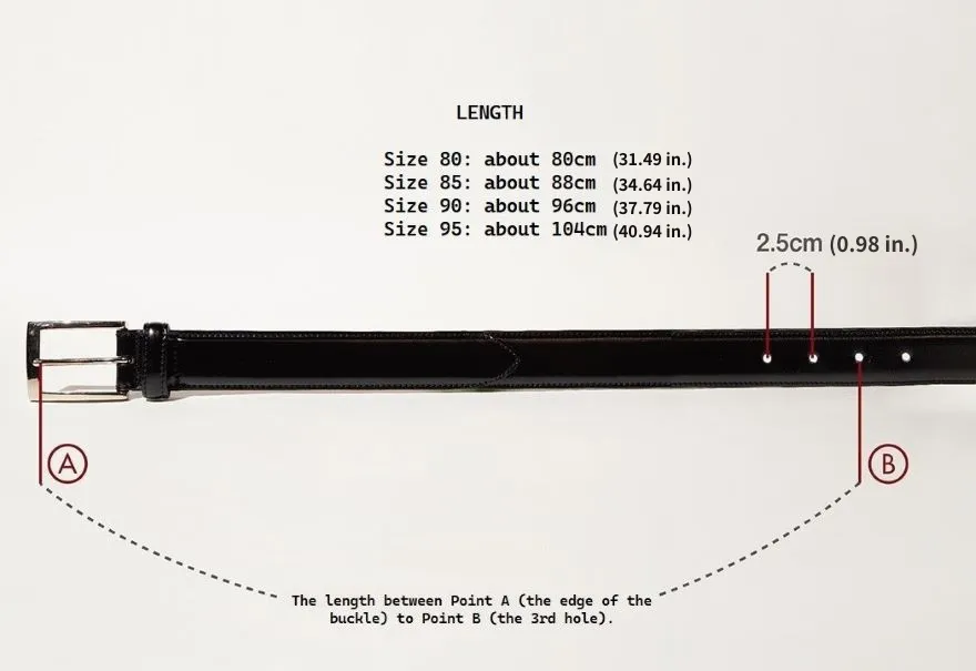 CORDOVAN LEATHER BELT sold by Kamakura product image thumbnail 4