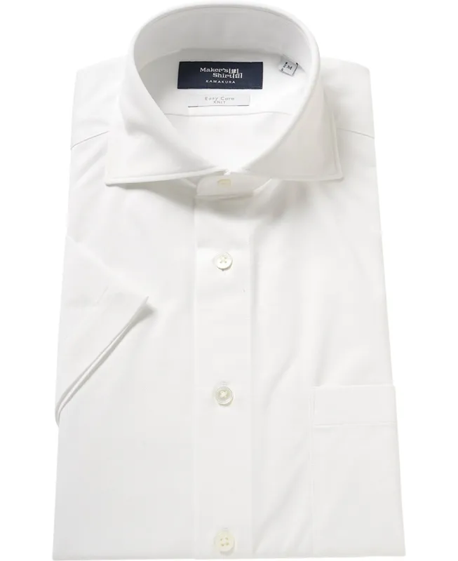 Short Sleeve Shirt - Cutaway Pique J-Tech Stretch EASY CARE sold by Kamakura