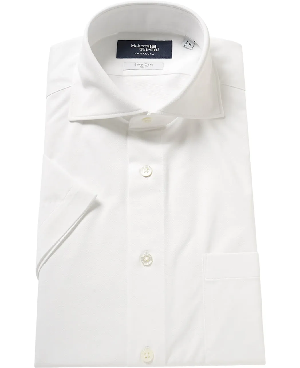 Short Sleeve Shirt - Cutaway Pique J-Tech Stretch EASY CARE sold by Kamakura