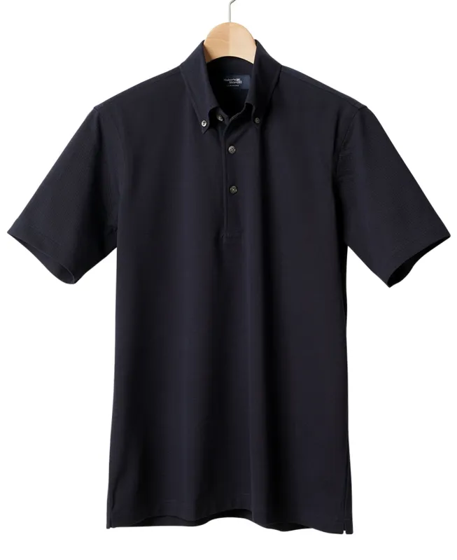 Business POLO SHIRT - Button Down Pique Jersey sold by Kamakura