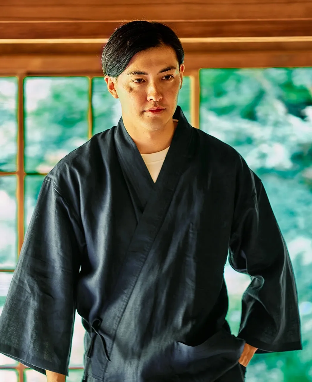 Linen Summer Jinbei sold by Kamakura product image thumbnail 2