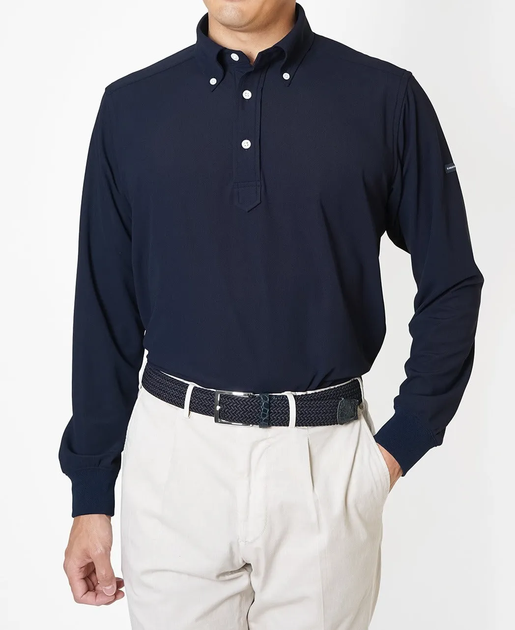 Long-Sleeve Golf Polo sold by Kamakura product image thumbnail 2