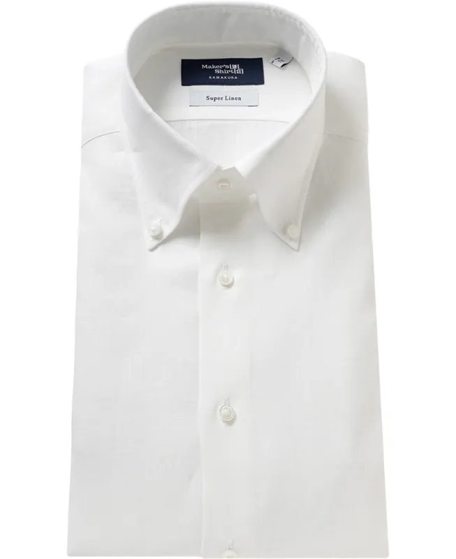 TOKYO SLIM FIT - Button Down Super Linen sold by Kamakura