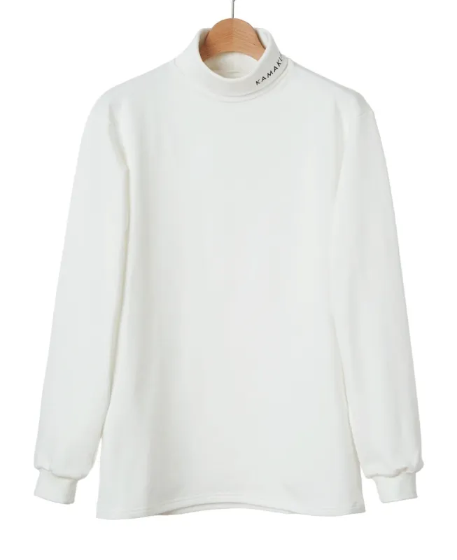 Turtleneck Jersey Top sold by Kamakura