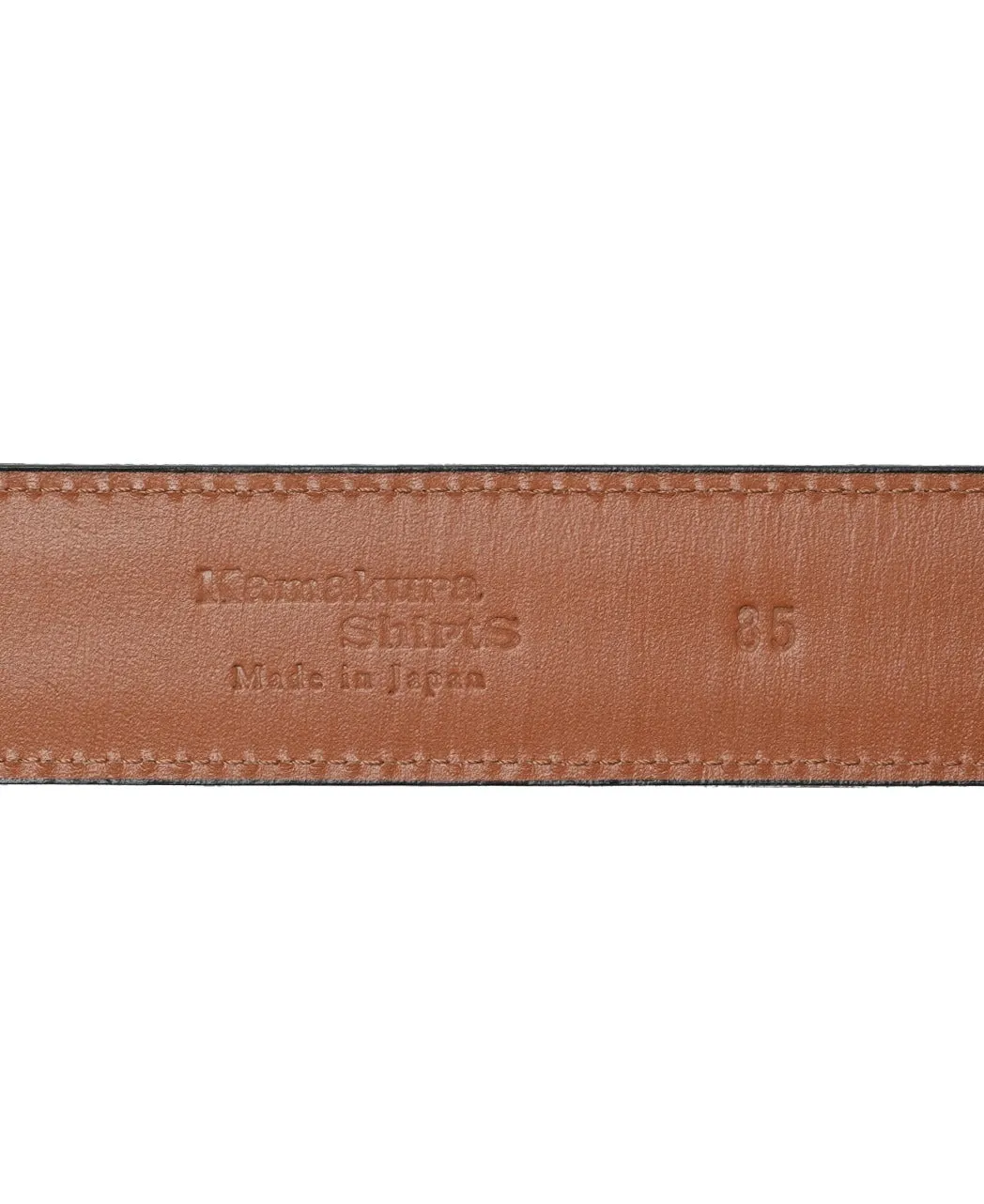Smooth Leather Belt sold by Kamakura product image thumbnail 2