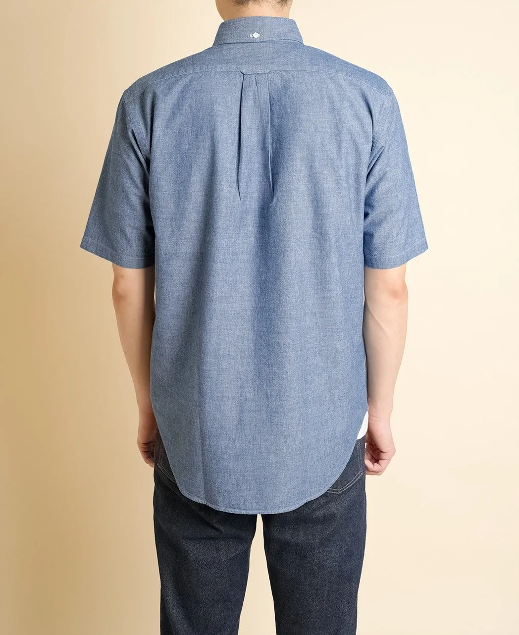 VINTAGE IVY BD POPOVER 5.5oz Blue Chambray sold by Kamakura product image thumbnail 4